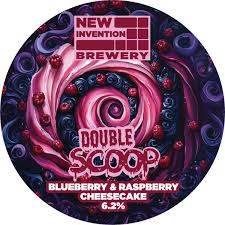 DOUBLE SCOOP - BLUEBERRY & RASPBERRY CHEESECAKE